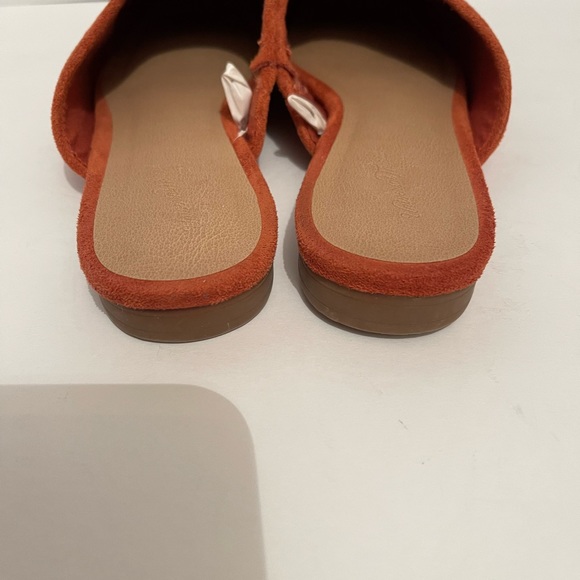 Universal Thread Slip On Backless Almond Toe Mule Size 7.5 Rust Orange - Picture 4 of 9